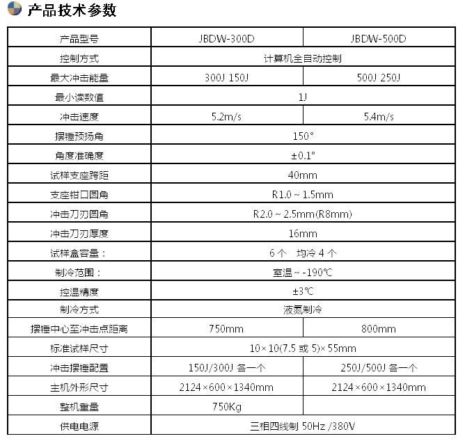 JBDW-300D微機(jī)控制超低溫沖擊試驗(yàn)機(jī)